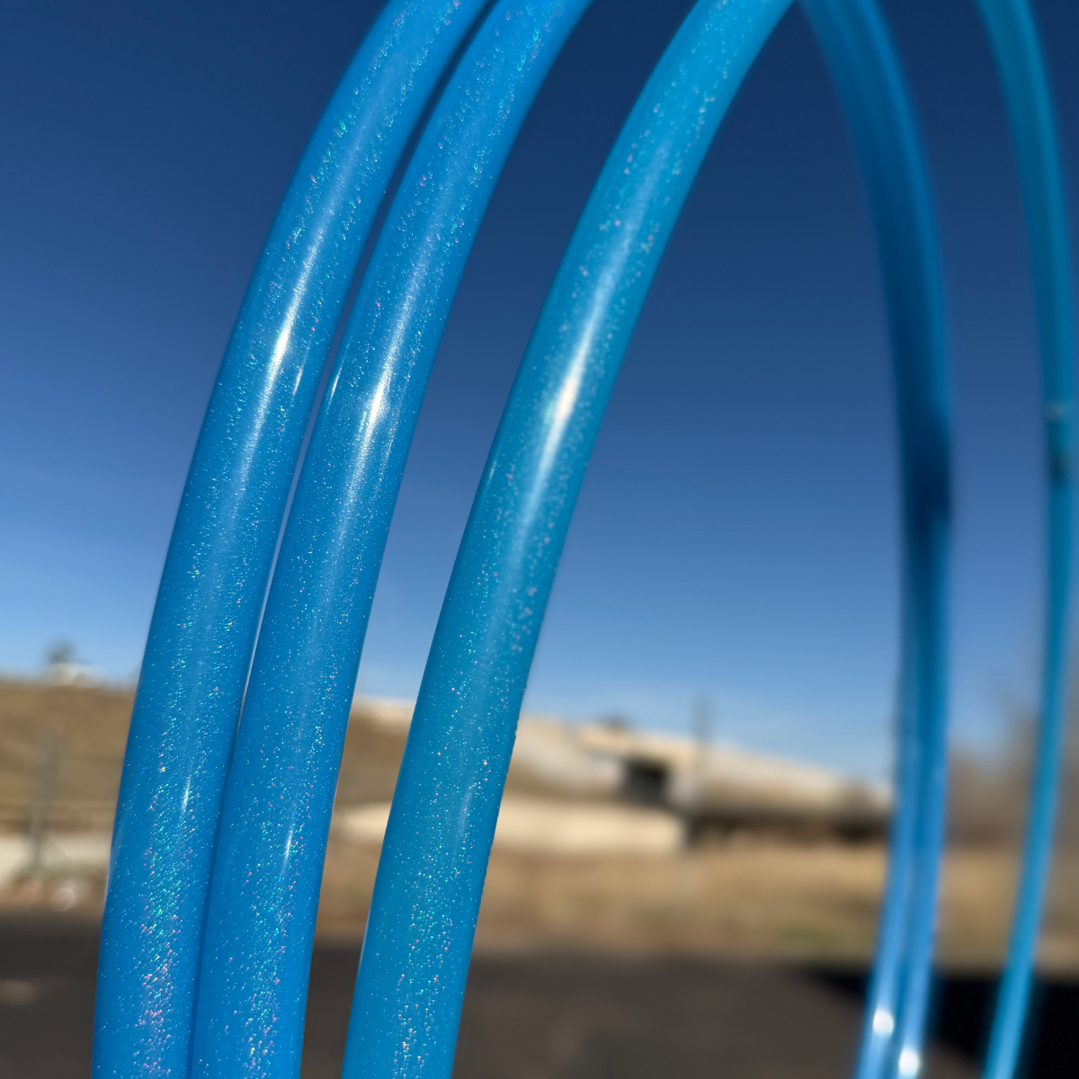 Blue Stardust (5/8) Polypro Hula Hoop