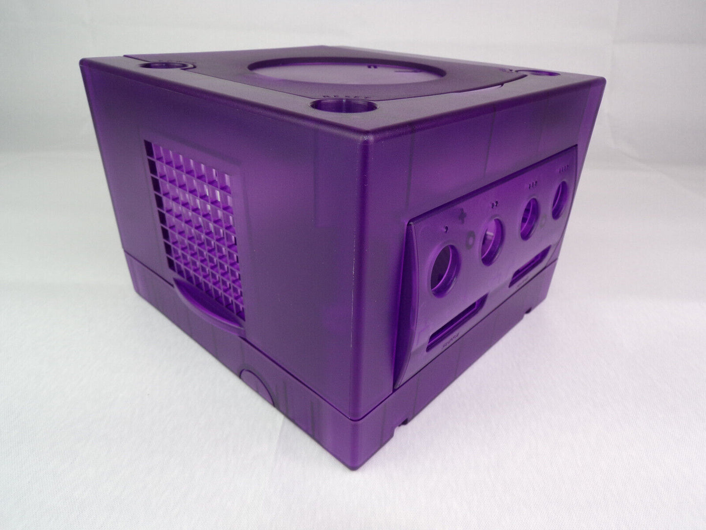 Gamecube Full Replacement Console Shell Housing Translucent Purple