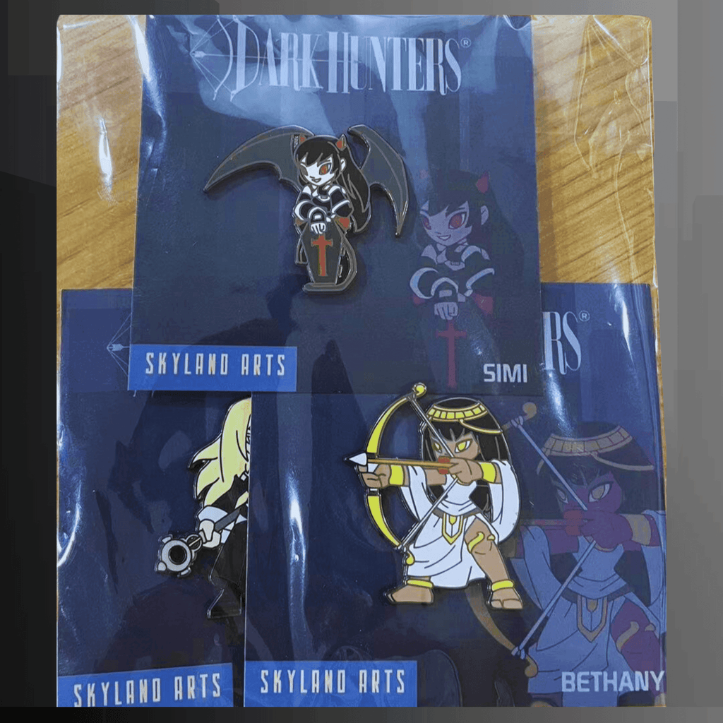 Dark-Hunter Wave1B 3-Pin Pack + FREE STICKERS + save on shipping! - 