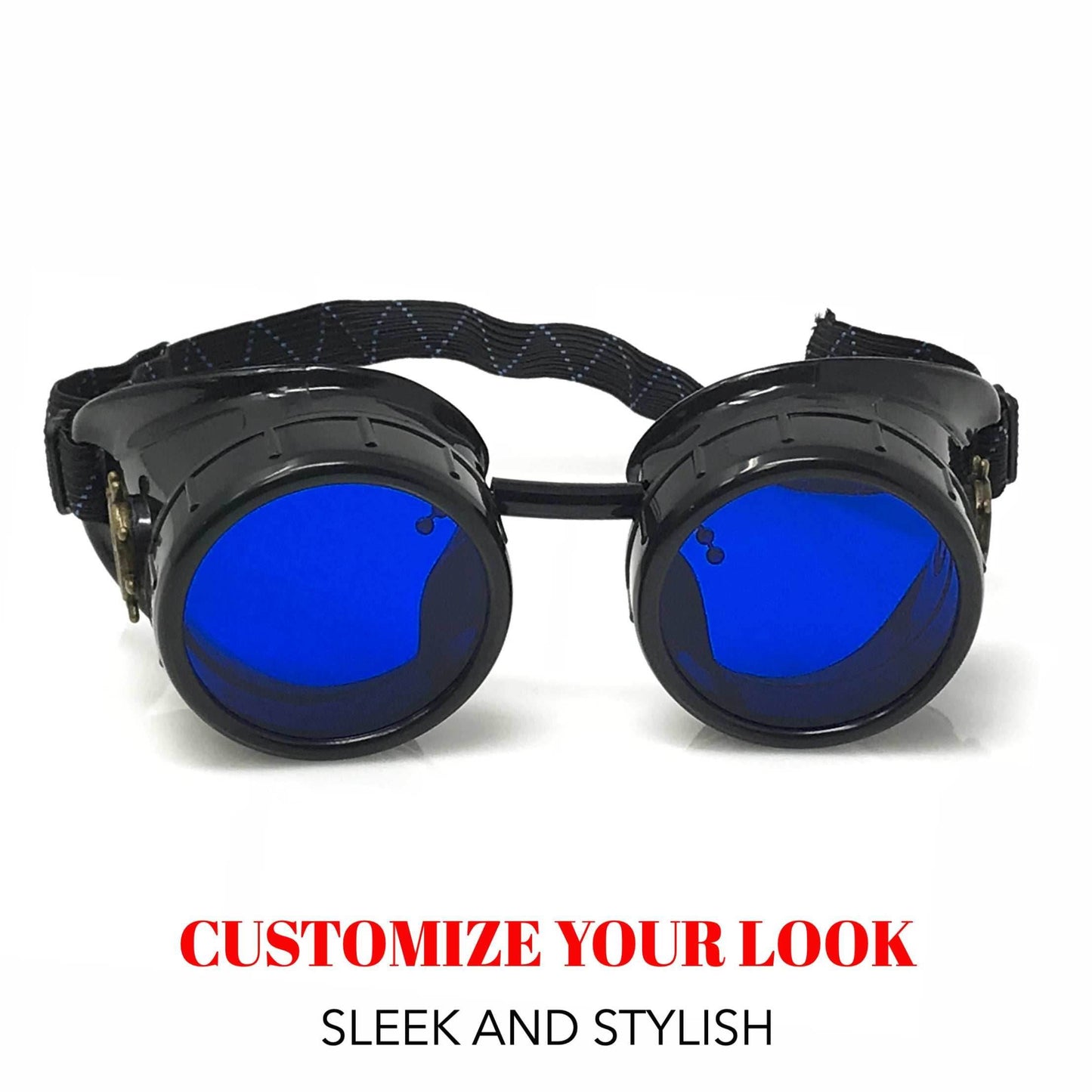 Steampunk Mad scientist goggles - green