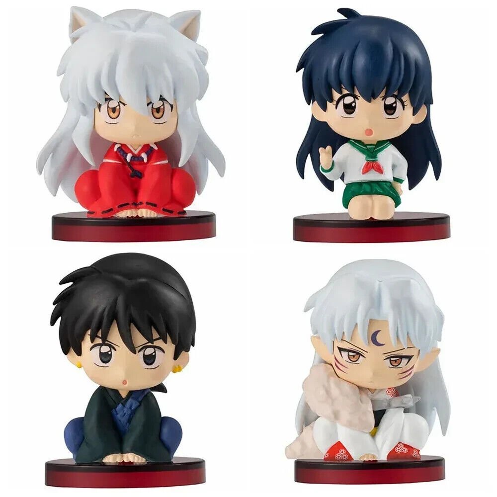 Inuyasha 4-Figure Set: Kagome, Sesshoumaru, Miroku