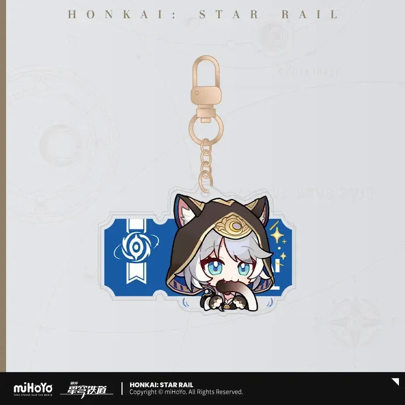 Pom-Pom Exhibition Series Acrylic Keychain Honkai: Star Rail