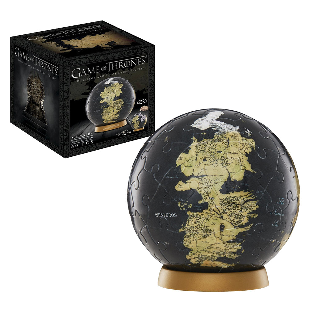 4D Paper Model Kit: Game of Thrones 3" Globe