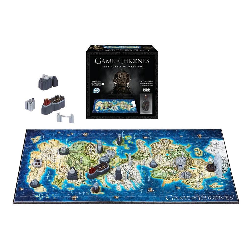 Game of Thrones - Mini Westeros 4D Puzzle - 