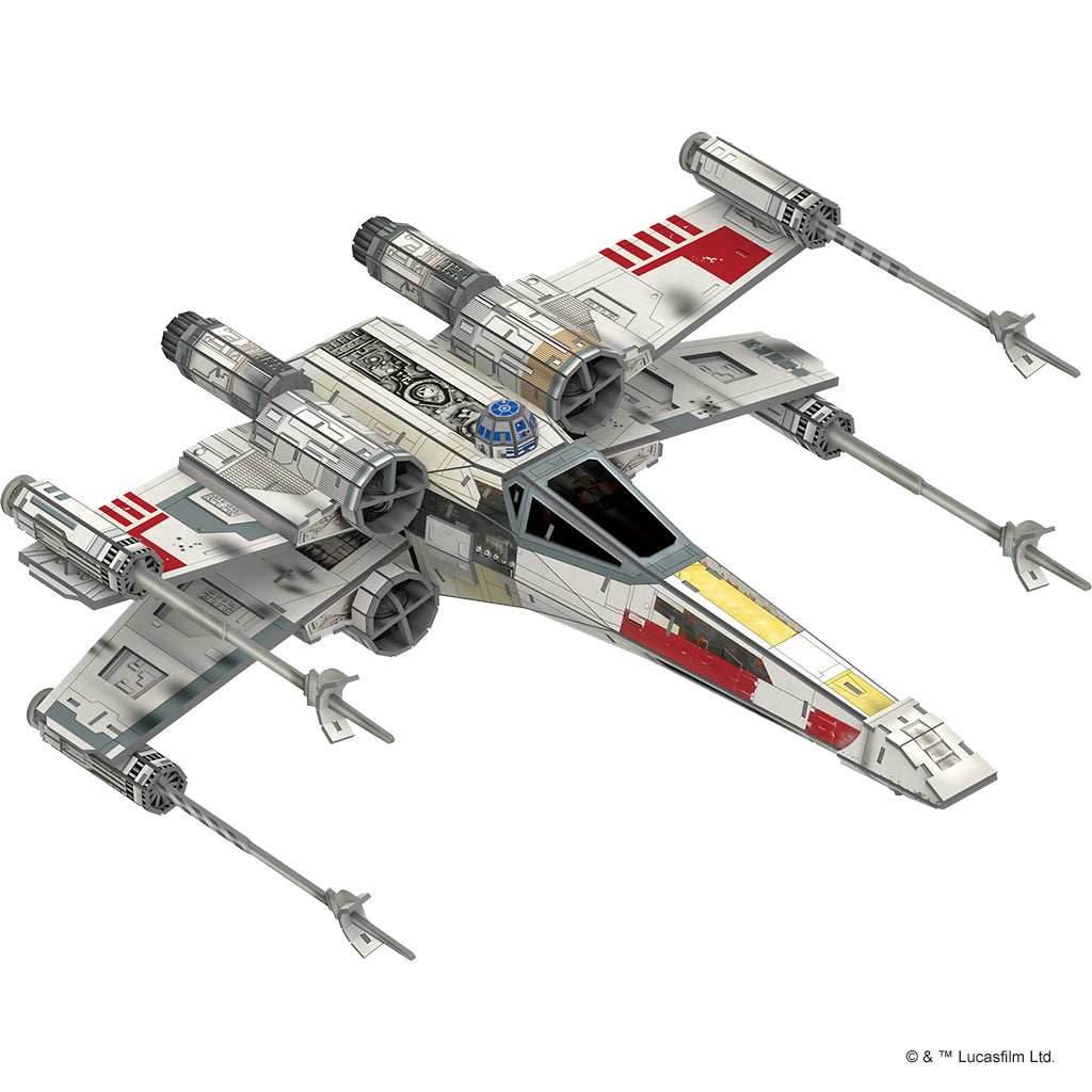 4D Paper Model Kit: Star Wars T-65B X-Wing Star Fighter - 