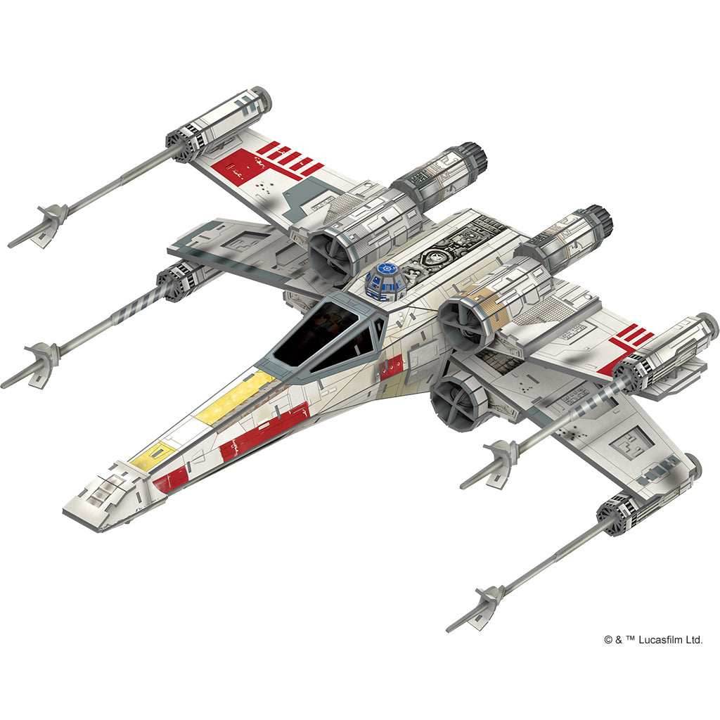 4D Paper Model Kit: Star Wars T-65B X-Wing Star Fighter - 