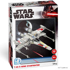 4D Paper Model Kit: Star Wars T-65B X-Wing Star Fighter - 