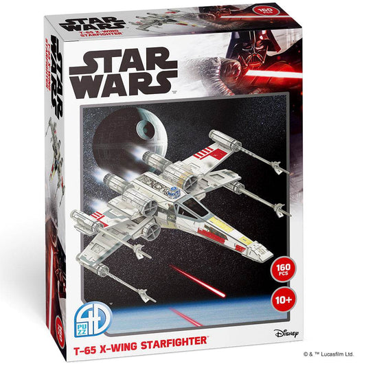 4D Paper Model Kit: Star Wars T-65B X-Wing Star Fighter - 