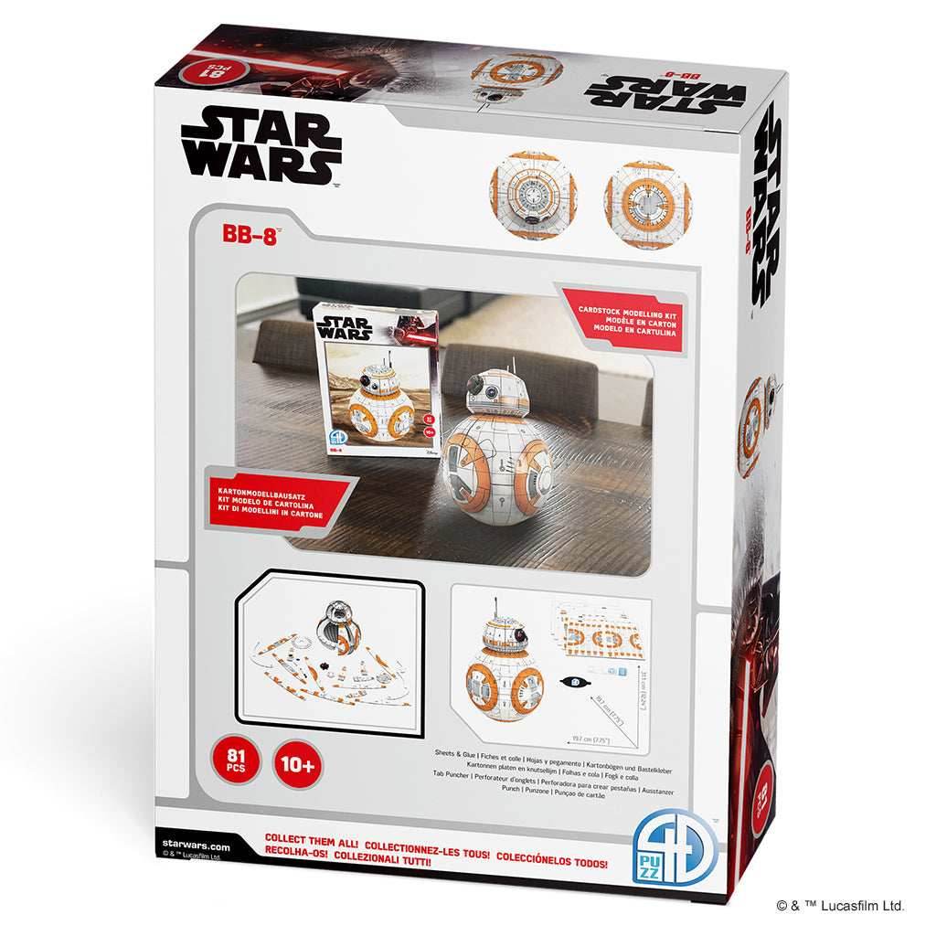 4D Paper Model Kit: Star Wars BB8 - 