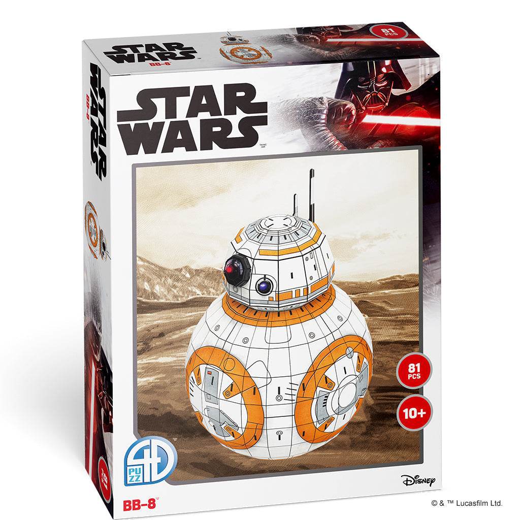4D Paper Model Kit: Star Wars BB8 - 