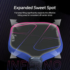 Luzz Pro 4 Inferno Mad Pickler Edition Pickleball Paddle & Cover