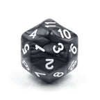 D30 Black Pearl Single Die 30 Sided/s by HDdice / HengDadice - 