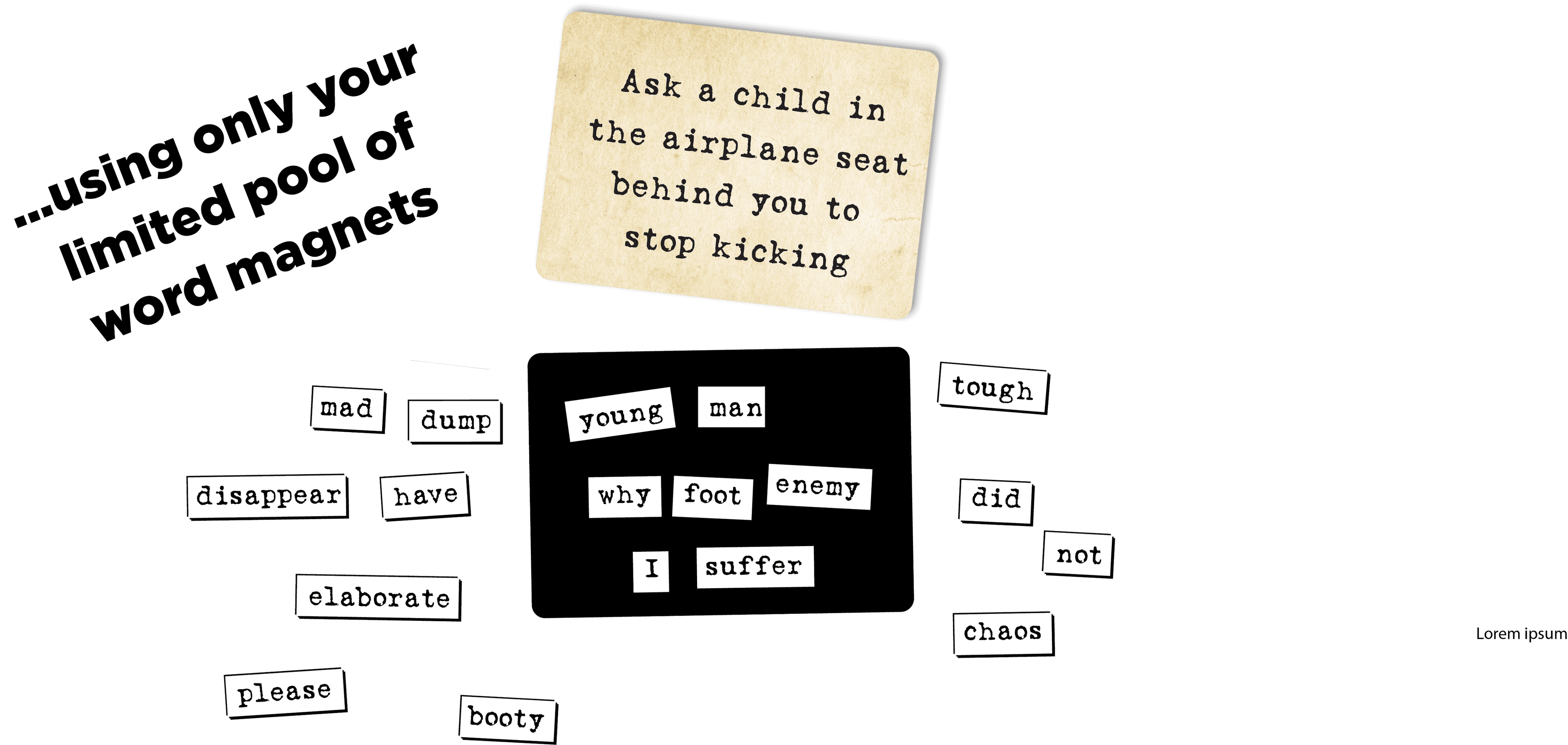 Ransom Notes: The Ridiculous Word Magnet Game - 