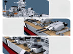 WWII - German Bismark Class Battleship - Legendary Series - Mil-Blox