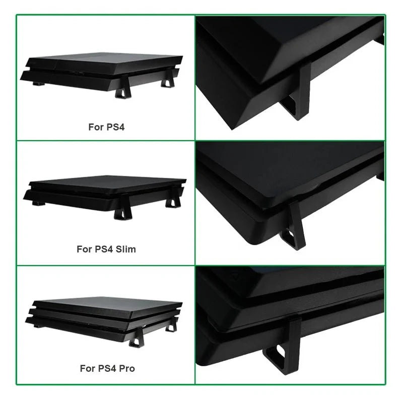 Cooling Feet Stand for PS4 | Elevated Console Holder for PS4, PS4 Slim, and PS4 Pro