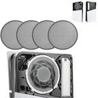 4PCS Dust Filter Kit for PS5 Slim | Heatsink Fan Vent Covers with Cooling Mesh