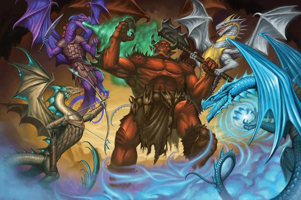 Battlezoo Ancestries: Dragons Hardcover & PDF - Pathfinder 2nd Edition / Hardcover & PDF