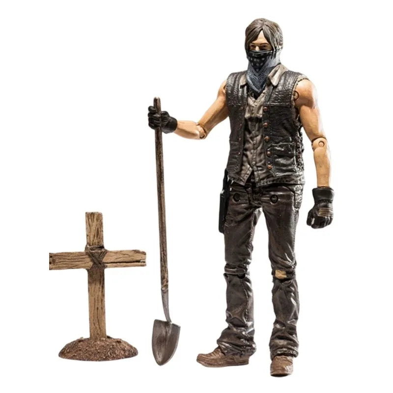 5-inch 1/12 Anime Figure Grave Digger Daryl The Walking Dead Movie Action Figures Collectible Toys