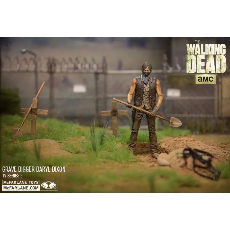 5-inch 1/12 Anime Figure Grave Digger Daryl The Walking Dead Movie Action Figures Collectible Toys