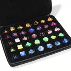 5-piece DND dice set bundled with dice bag - acrylic RPG game dice set