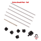 5 Sets Extra Small Flat Magnetic Flight Stands