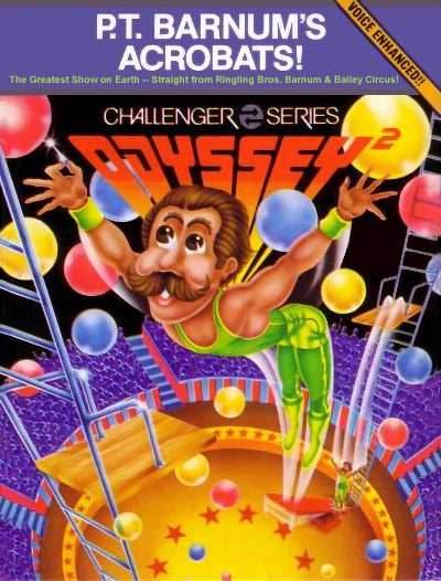 P.T. Barnum's Acrobats! (Odyssey 2) - Game Manual Only