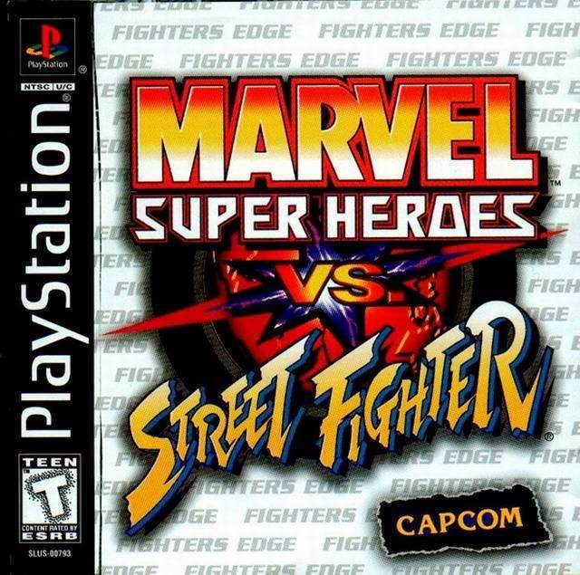 Marvel Super Heroes vs. Street Fighter (Playstation) - Game Manual Only