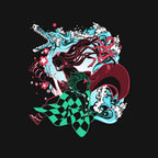Demon Sister Slayer Brother - Unisex / Black / S