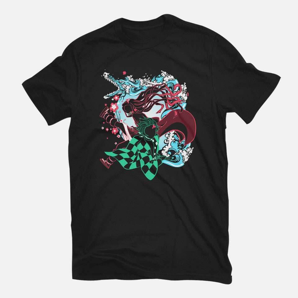 Demon Sister Slayer Brother - Unisex / Black / S