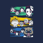 Demon Slayer Trio - None / Navy / 16x16