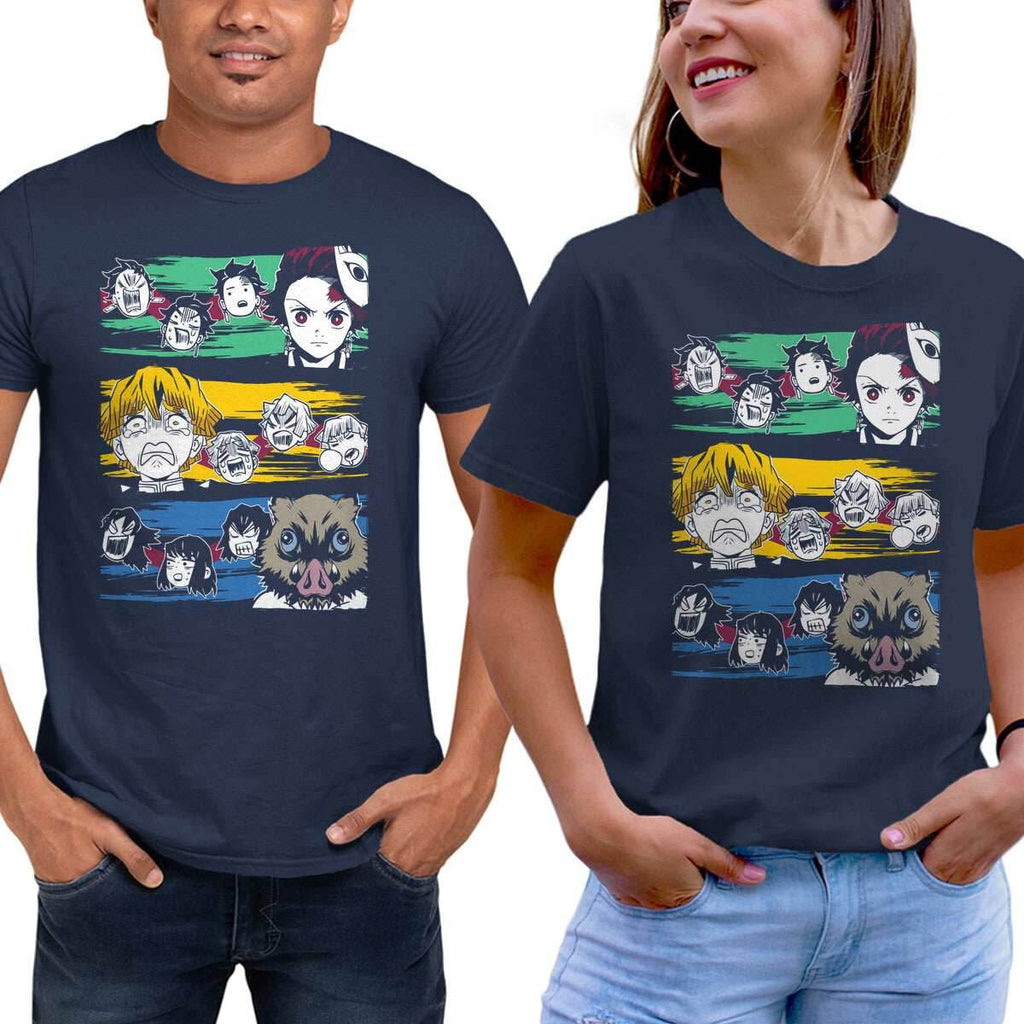 Demon Slayer Trio - Unisex / Navy / S