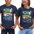 Demon Slayer Trio - Unisex / Navy / S