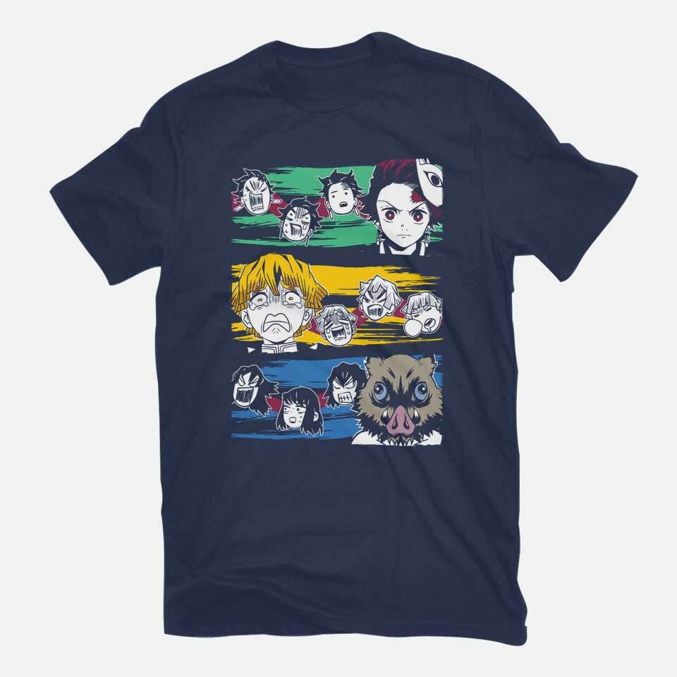 Demon Slayer Trio - Unisex / Navy / S