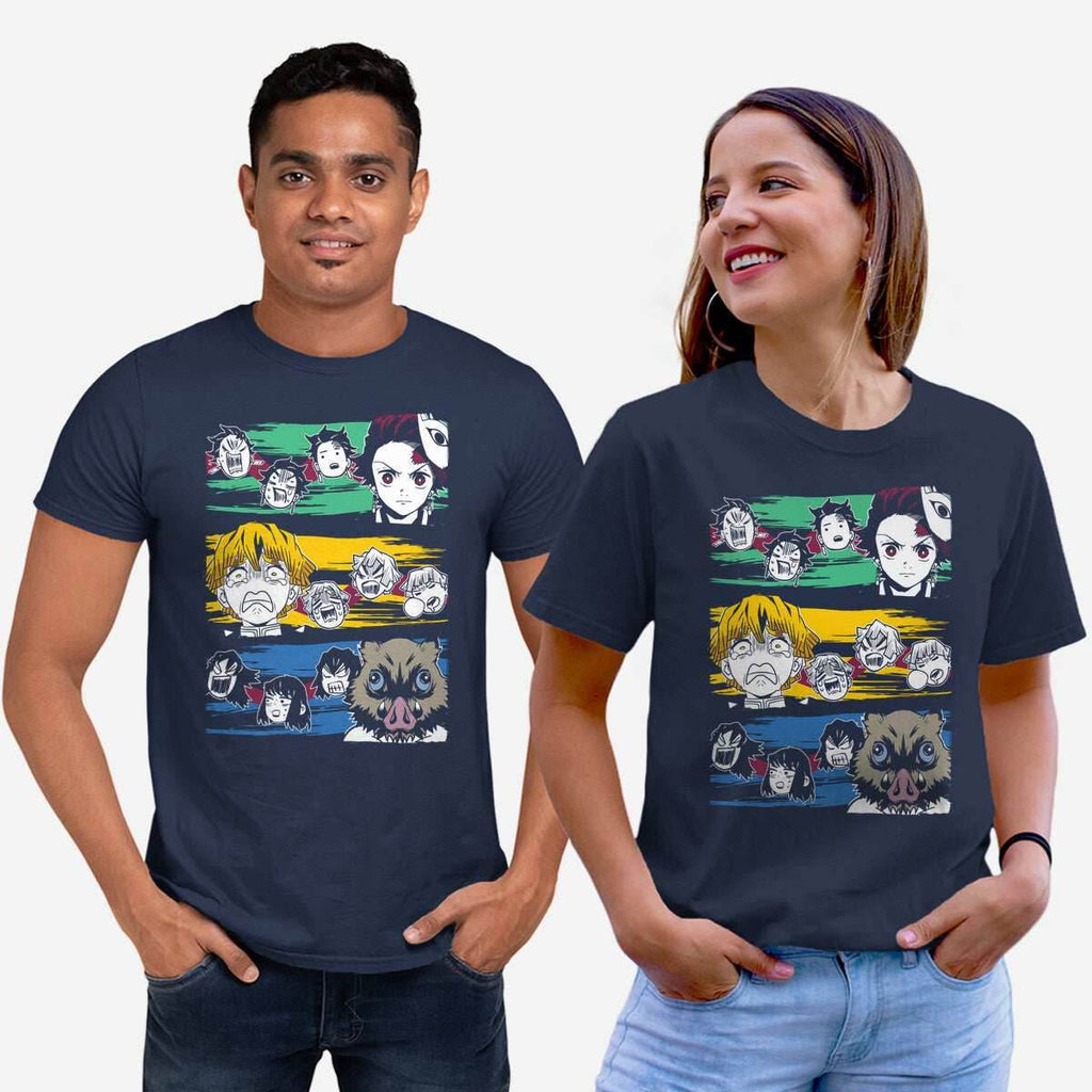 Demon Slayer Trio - Unisex / Navy / S