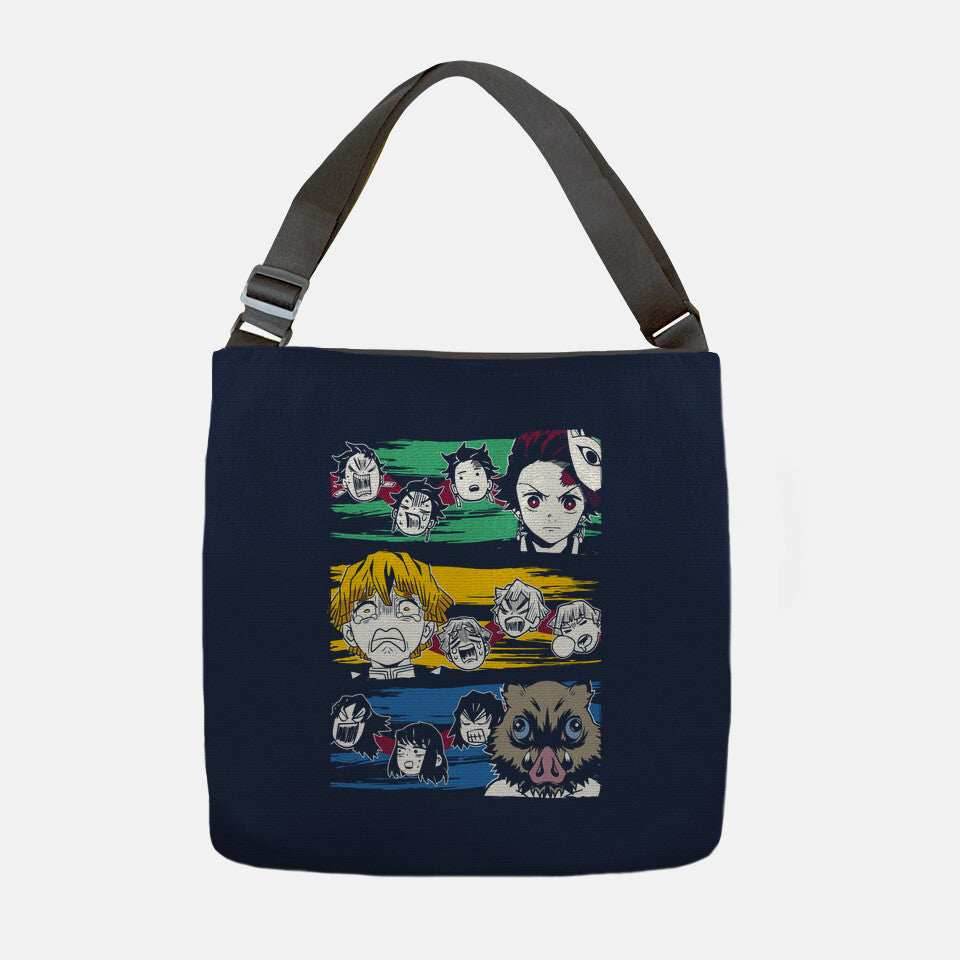 Demon Slayer Trio - None / Navy / 16x16