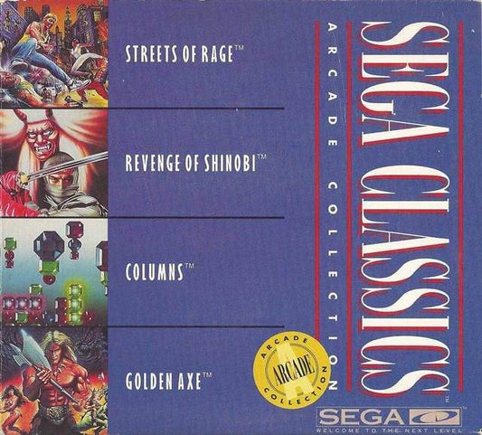 Sega Classics Arcade Collection (Sega CD) - Game Manual Only