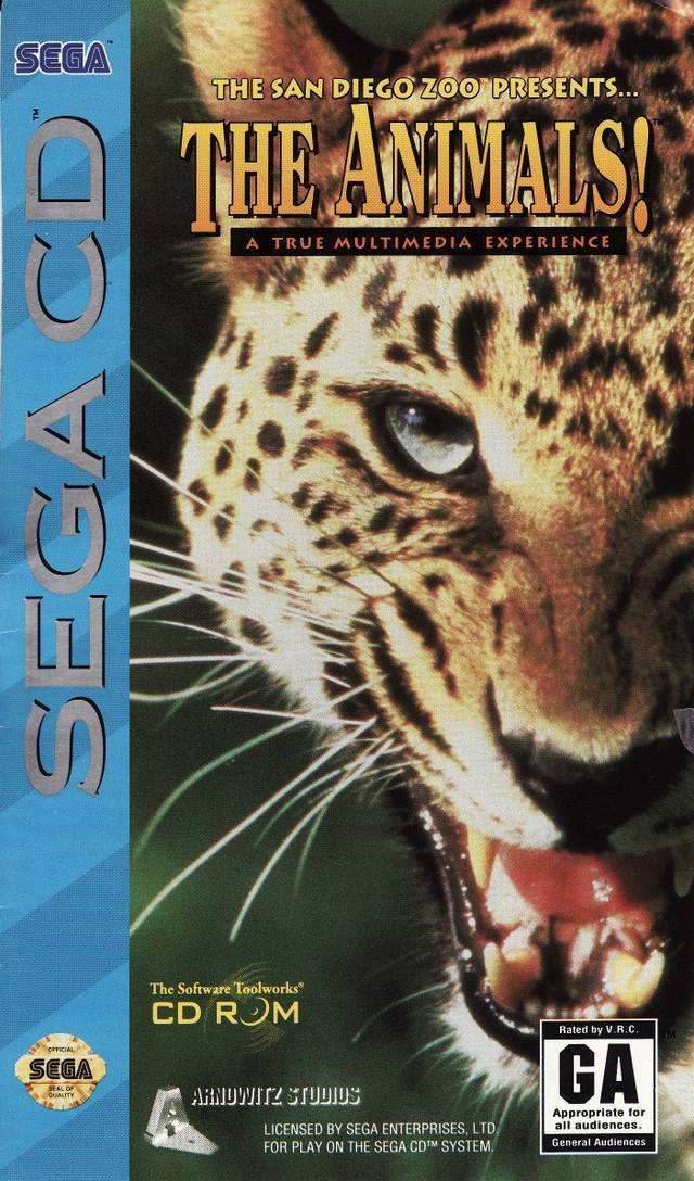 The San Diego Zoo Presents: The Animals! (Sega CD) - Game Manual Only