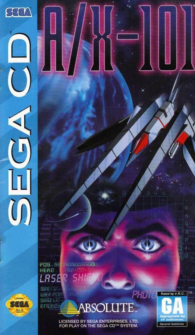 A/X-101 (Sega CD) - Game Manual Only