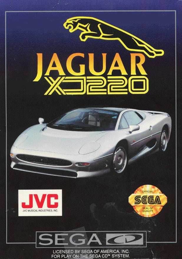 Jaguar XJ220 (Sega CD) - Game Manual Only