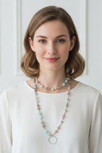 Starfire Moonflower Long Necklace