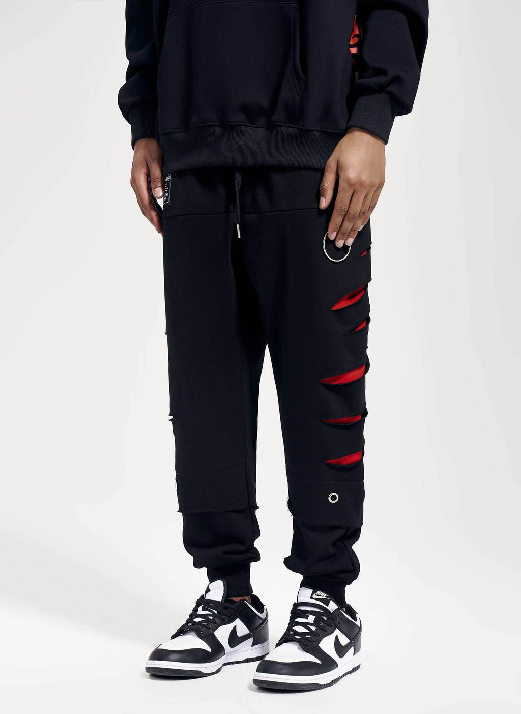 BF860 Slashed Sweatpants - S