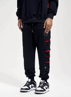 BF860 Slashed Sweatpants - S