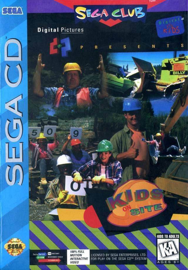 Kids on Site (Sega CD) - Game Manual Only