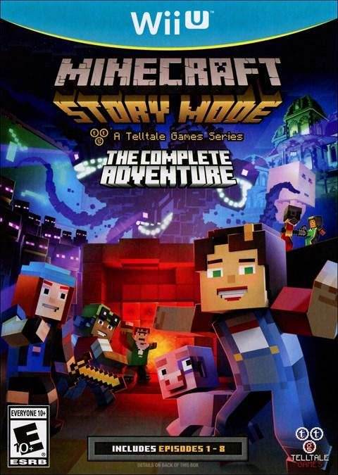 Minecraft Story Mode The Complete Adventure (WiiU) - Game Manual Only
