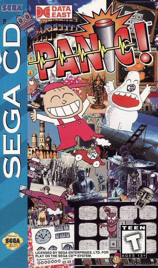 Panic (Sega CD) - Game Manual Only