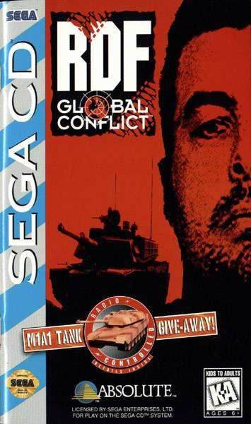 RDF Global Conflict (Sega CD) - Game Manual Only