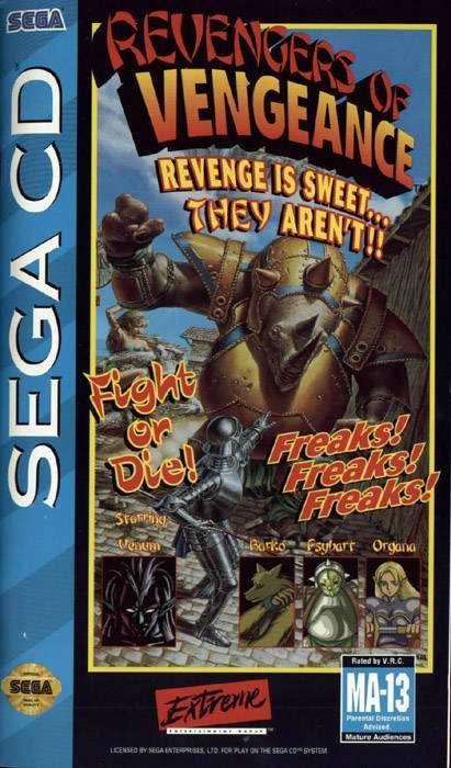 Revengers of Vengeance (Sega CD) - Game Manual Only