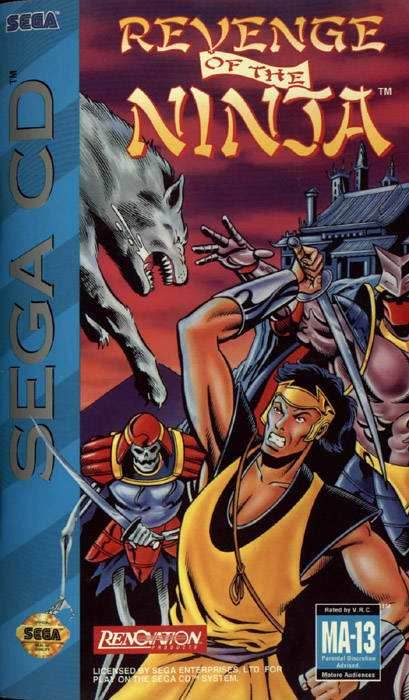 Revenge of the Ninja (Sega CD) - Game Manual Only