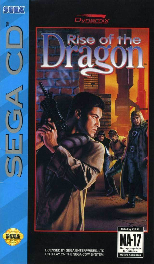 Rise of the Dragon (Sega CD) - Game Manual Only