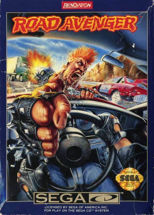 Road Avenger (Sega CD) - Game Manual Only